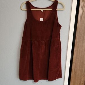 American Eagle Corduroy Babydoll Dress